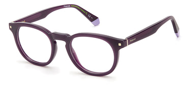 Premium Women Polaroid Eyeglasses: PLD D435 - Violet - SpecSMART Eye Clinic (Diagonal View)